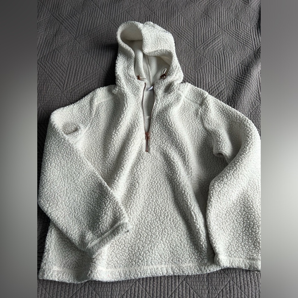 Old Navy Sherpa Hooded Pullover Size Medium